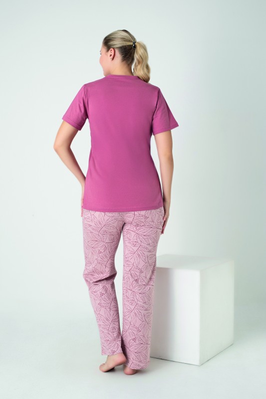 Kadın Penye Süprem Kısakol PijamaTakım C840-918