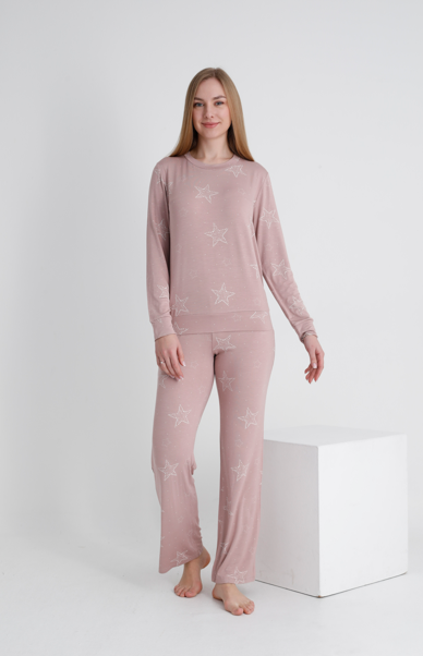 Kadın Uzun Kollu Pijama Takımı C840-852