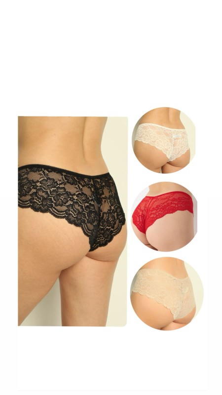 Kadın Dantelli Külot 4lü Paket C804-510