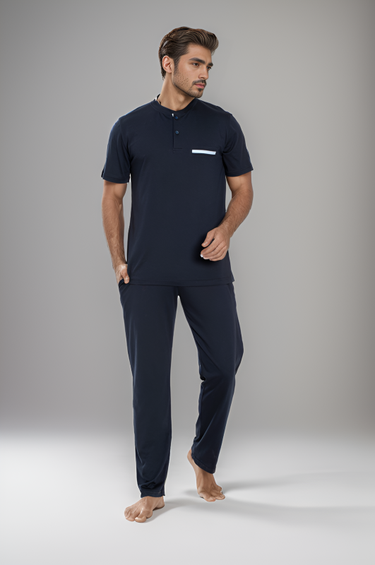 Erkek Modal Patlı Kısakol Pijama C940-028
