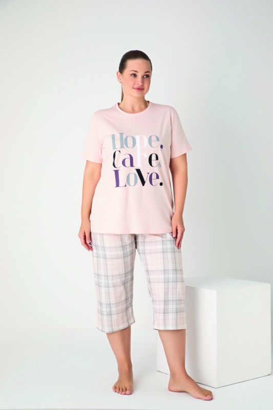 Kadın Battal Penye Süprem Kısakol Kapri C840-928